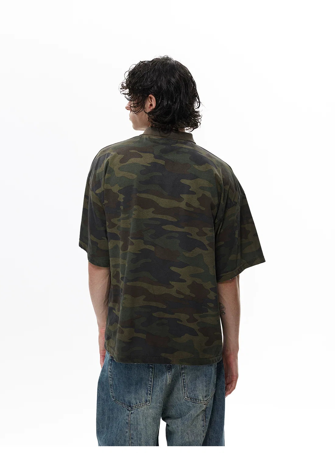 Everything Camo Polo Tee - Notkicks