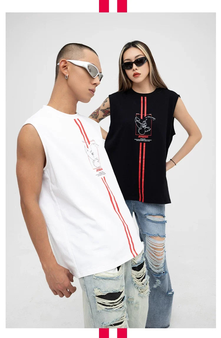 Redline Cowboy Graphic Sleeveless Tee - Notkicks