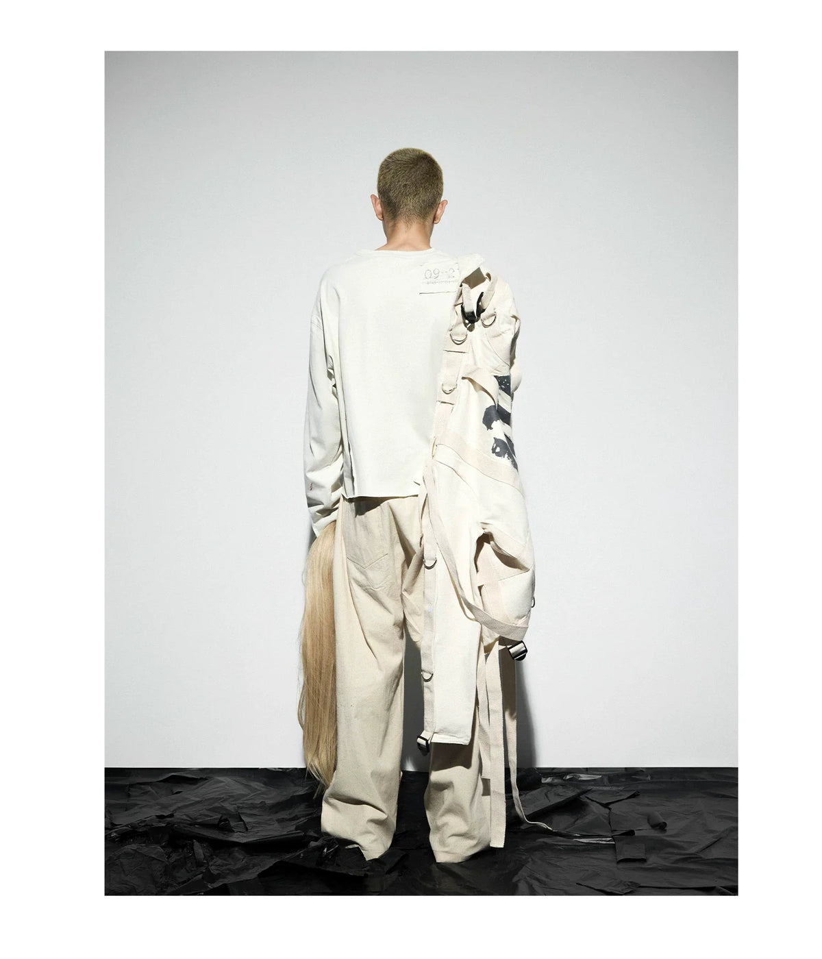 Cross Redemption Pinched Pleat Long Sleeve Tee - Notkicks