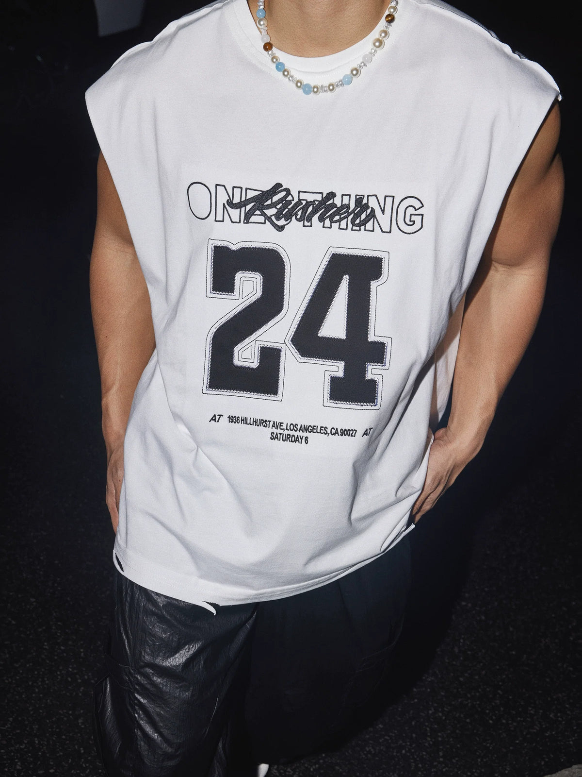 Sleeveless Graphic Muscle Tee - Notkicks