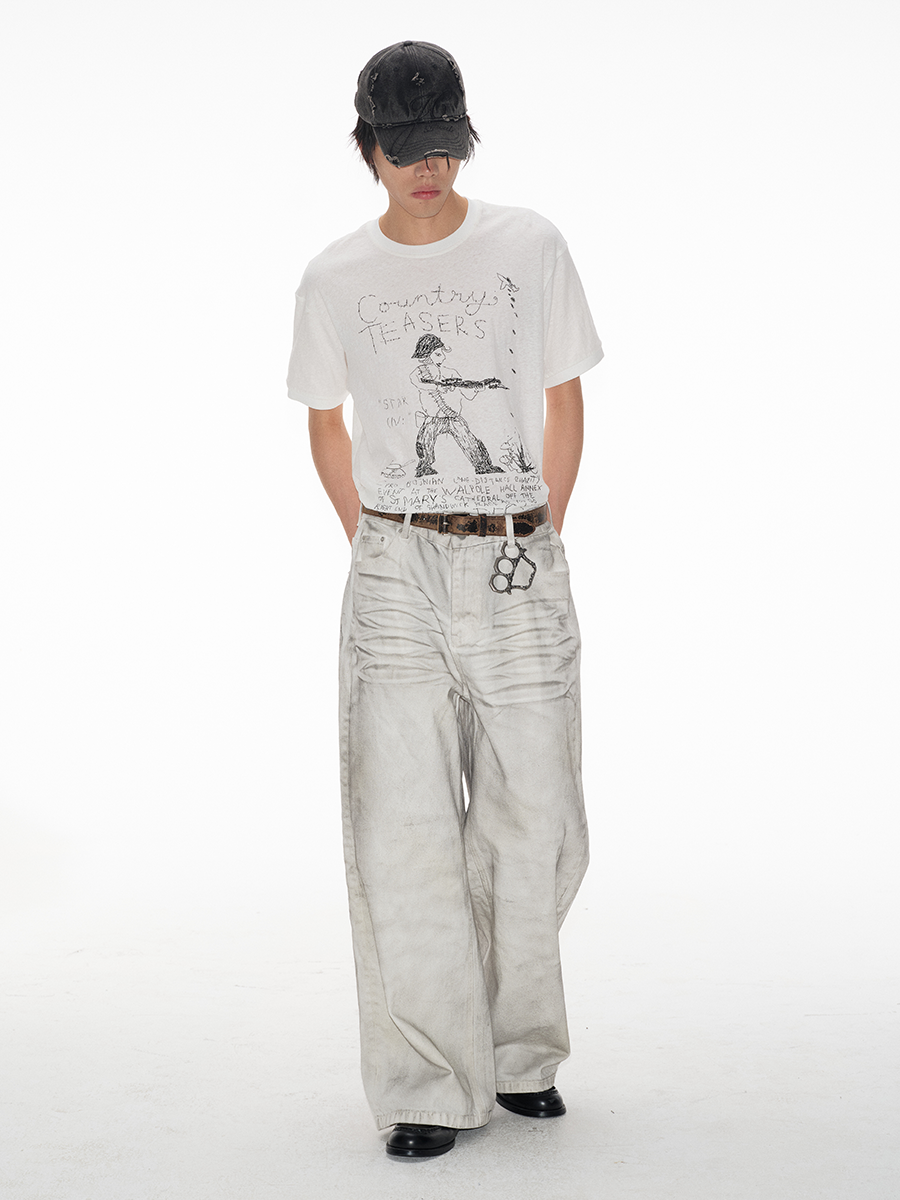 Country Teasers Sketch Graphic T-Shirt - Notkicks