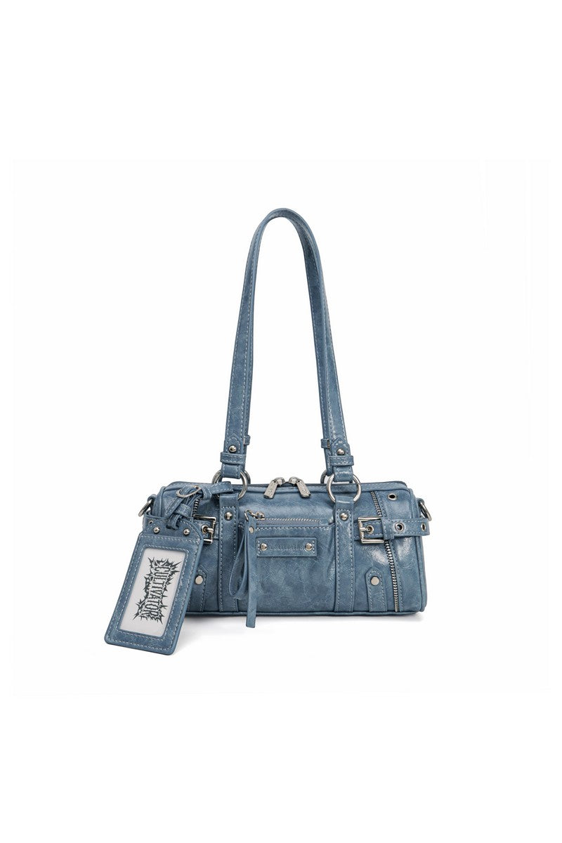 Y2K Biker Baguette Bag - Notkicks