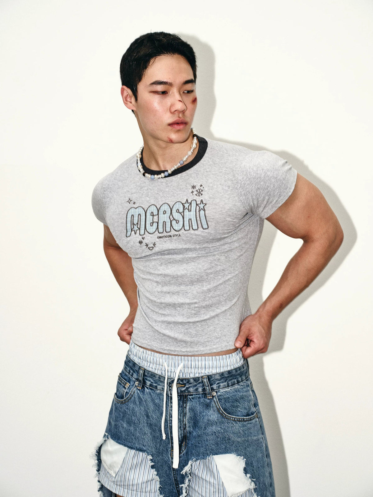Heather Grey Fitted Graphic Tee - Notkicks