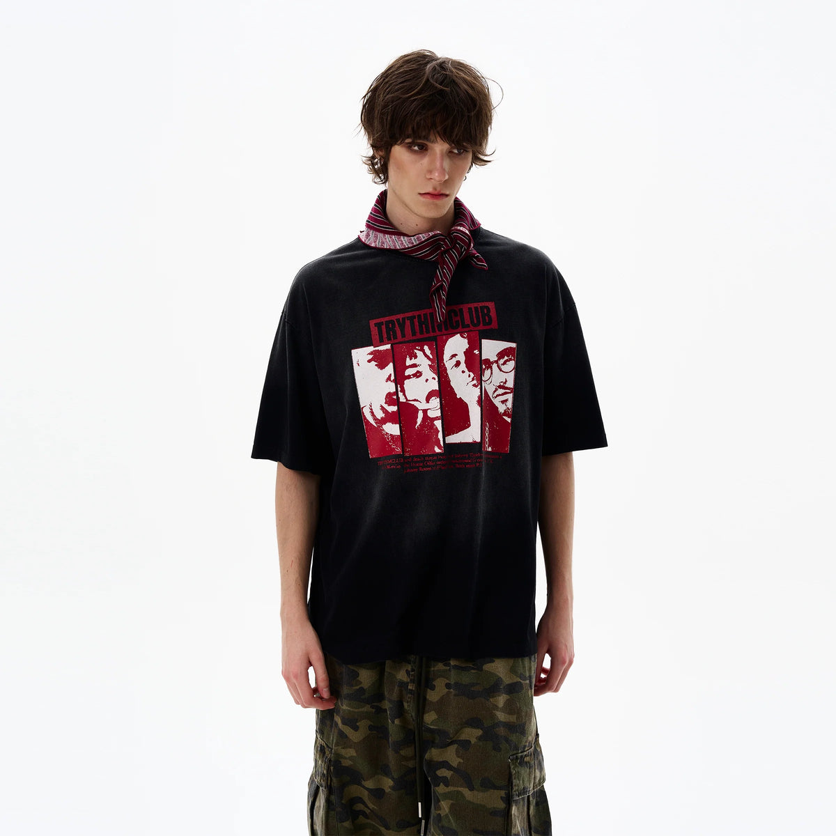 Graphic Statement Band T-Shirt - Notkicks