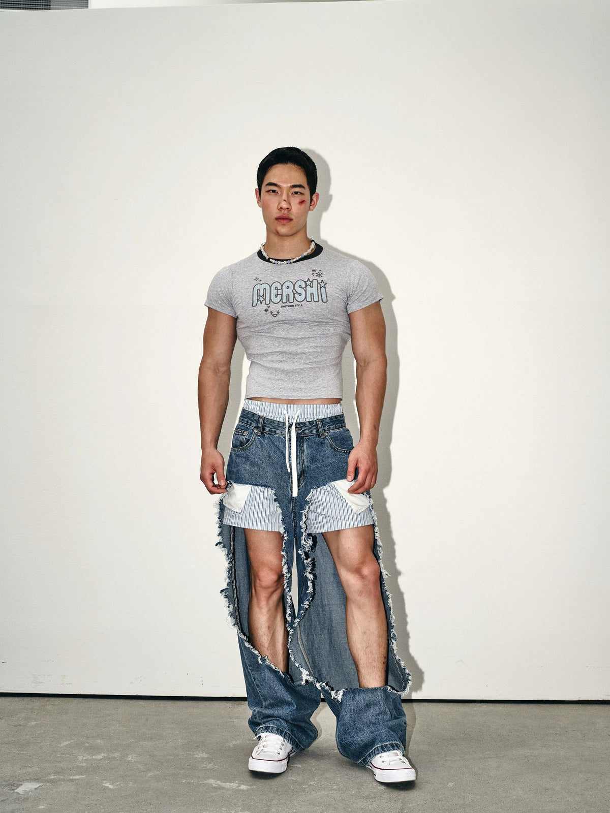 Heather Grey Fitted Graphic Tee - Notkicks