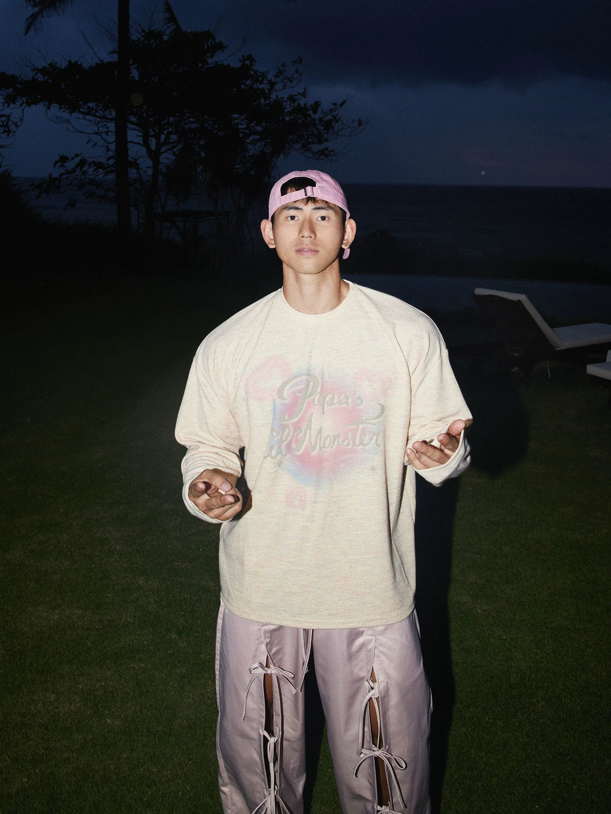 Pastelfade Graphic Long Sleeve Tee - Notkicks