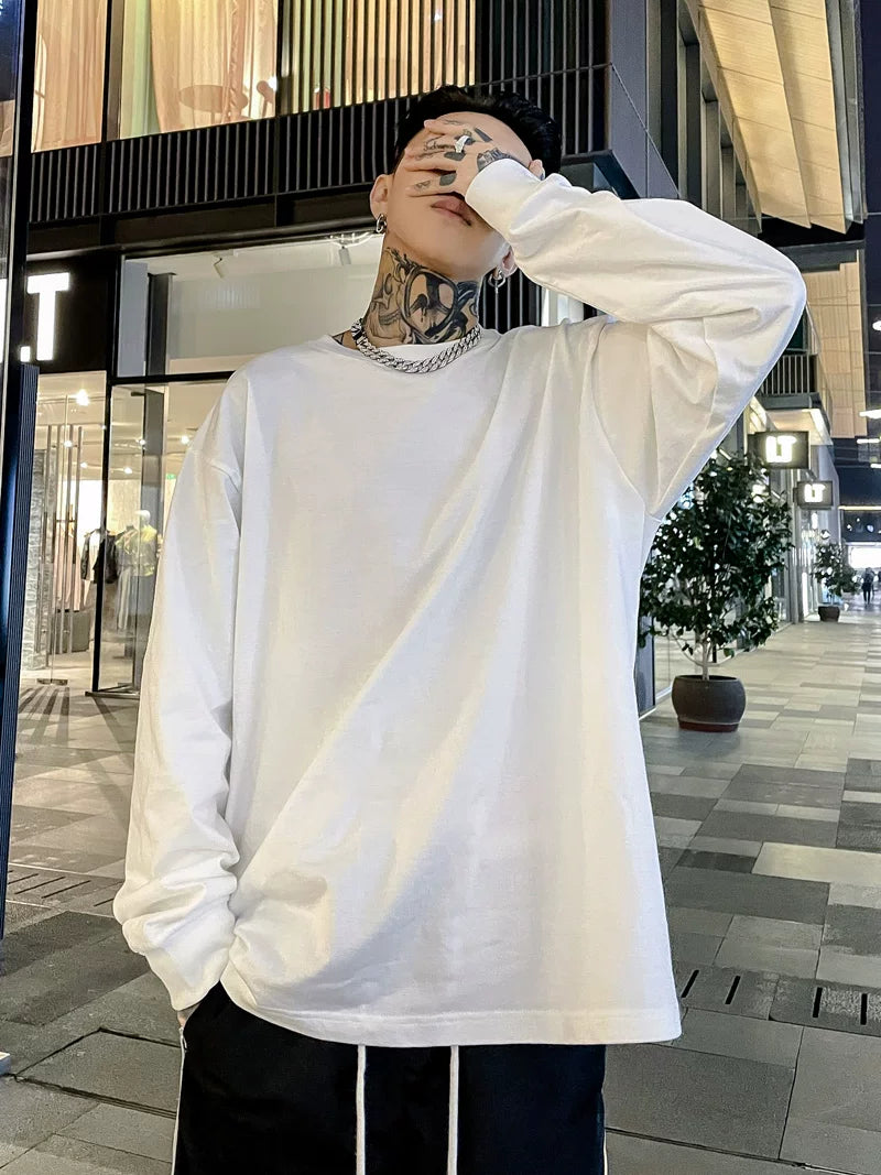 Essential Oversized Long‑Sleeve Tee - Notkicks