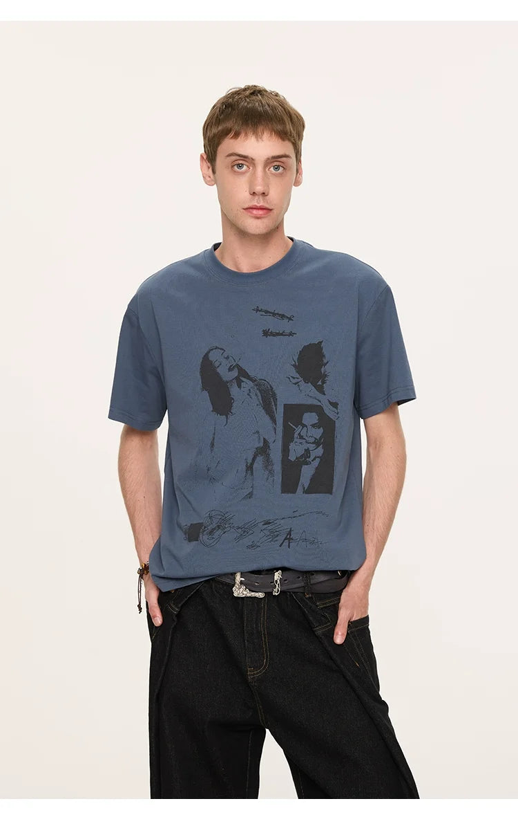 UPF 50+ Graphic Print T-Shirts - Notkicks
