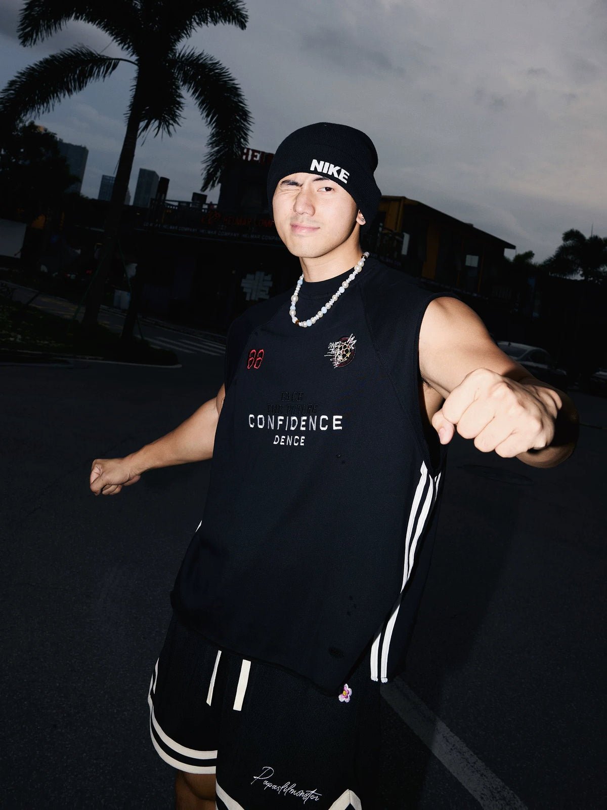 Midnight Confidence Sleeveless Training Tee - Notkicks