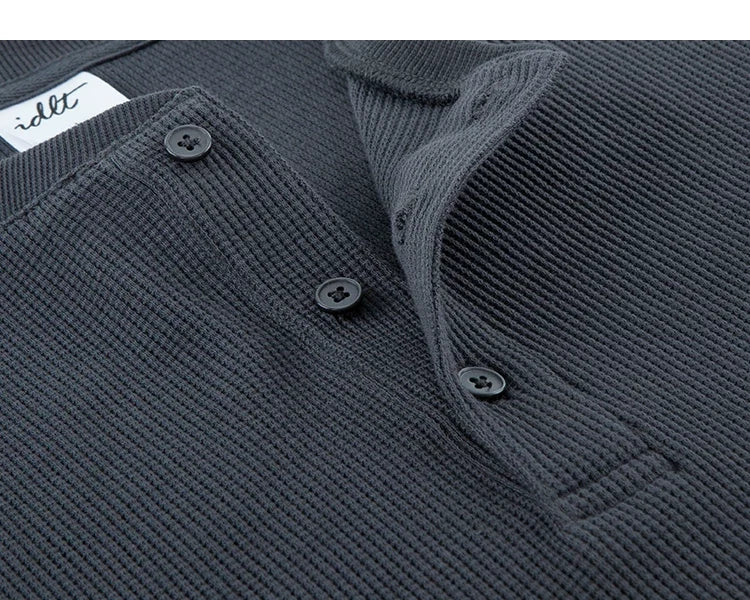 Thermal Ridge Classic Henley Tee - Notkicks