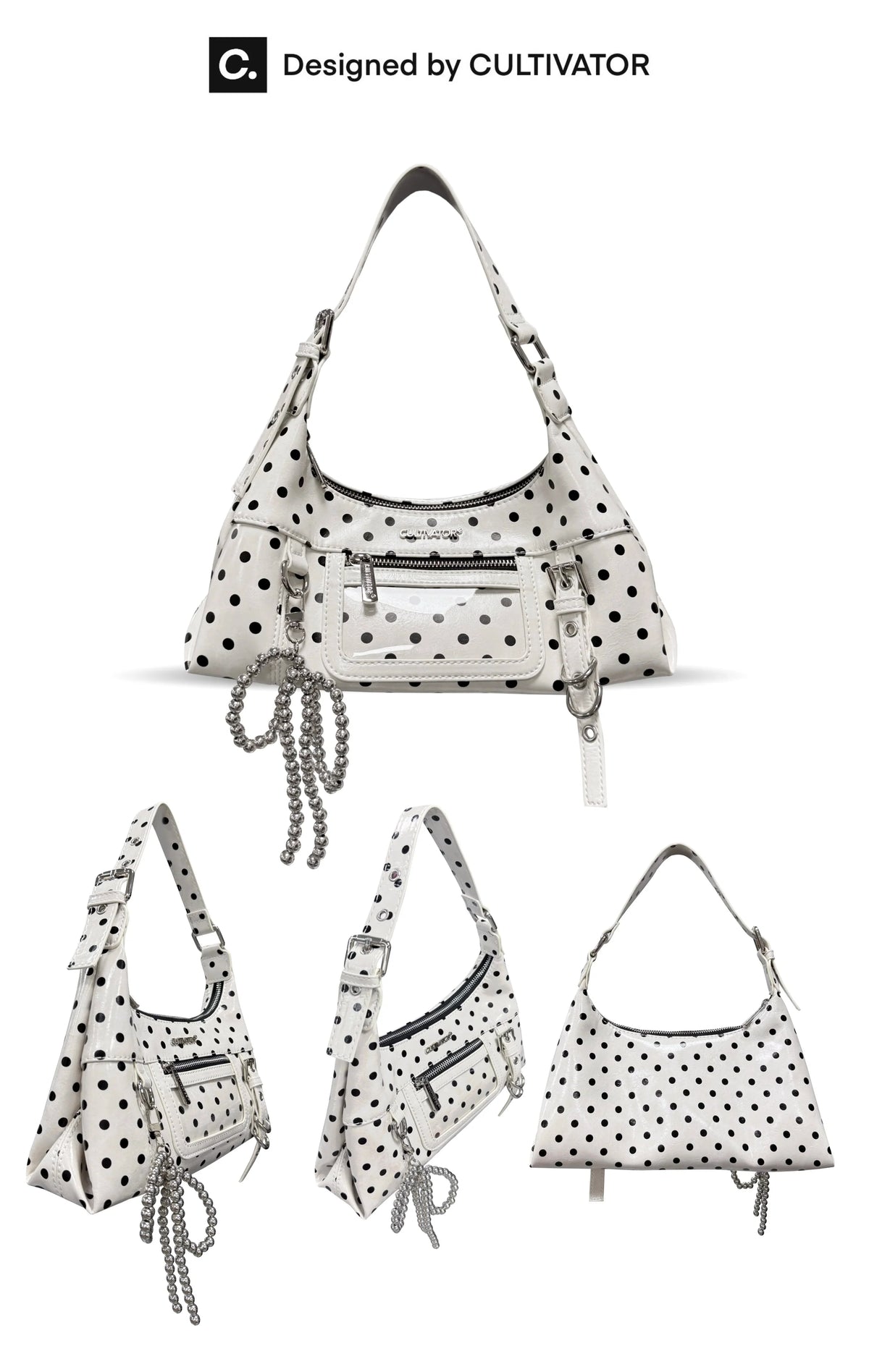 Waxed Polka Dot Bag - Notkicks