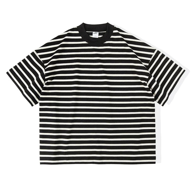 Monoline Striped Box Tee - Notkicks