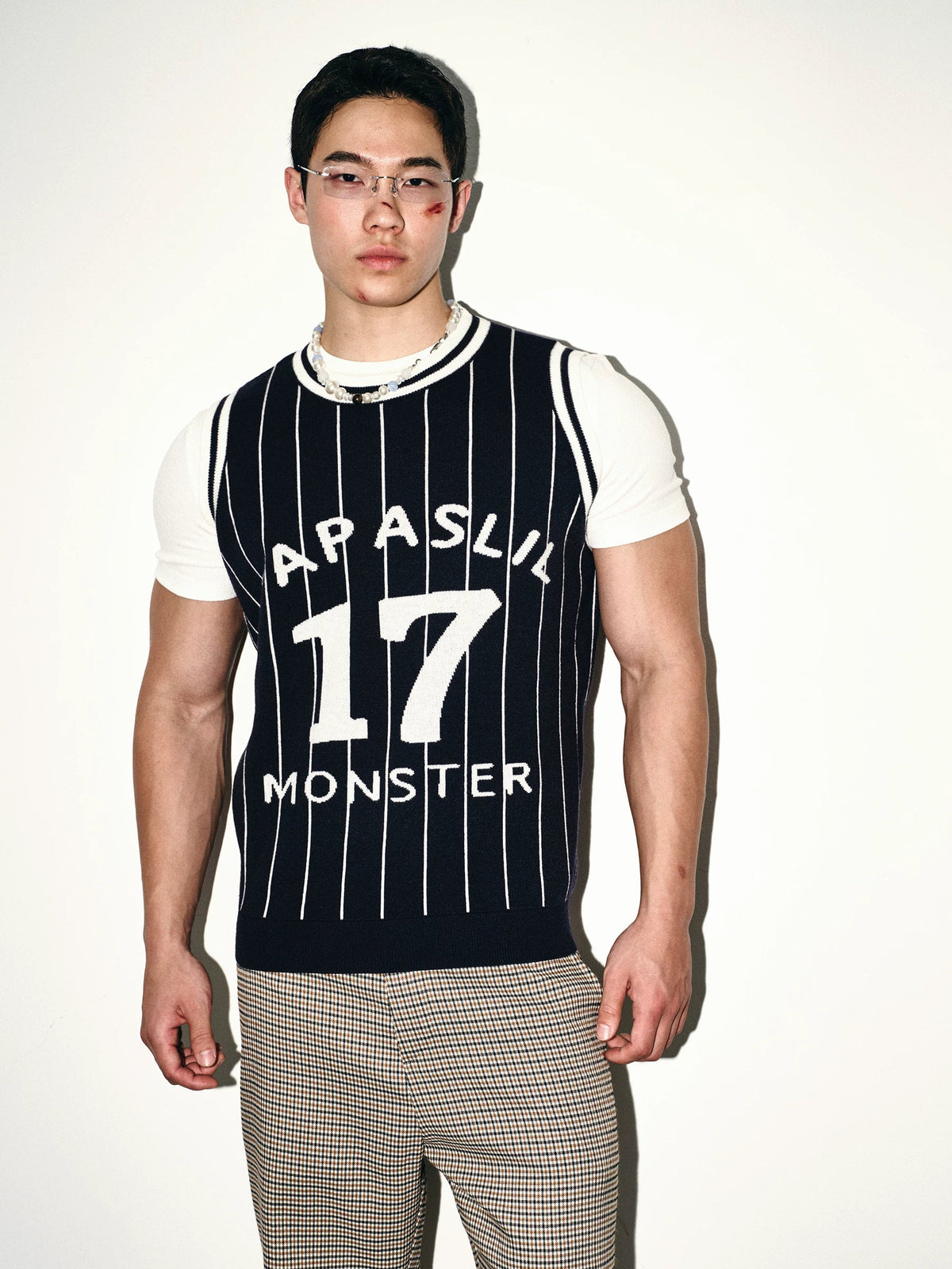 Pinstripe Knit Jersey Top - Notkicks