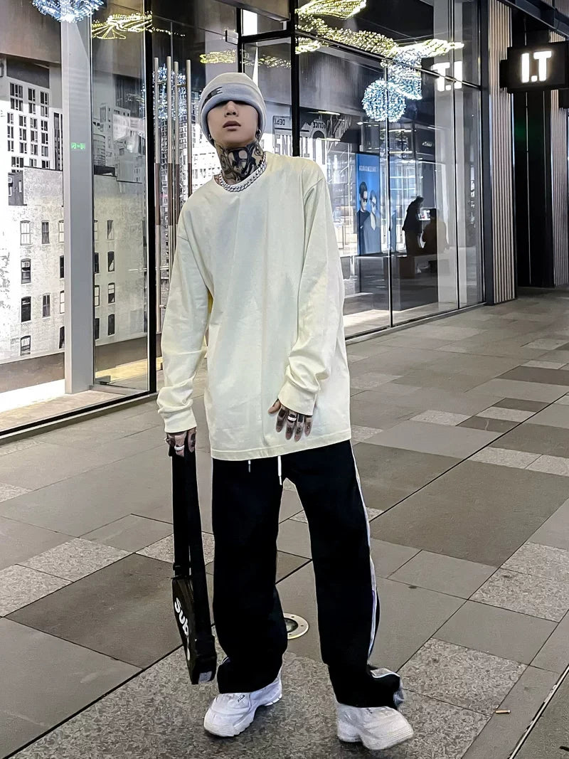 Essential Oversized Long‑Sleeve Tee - Notkicks