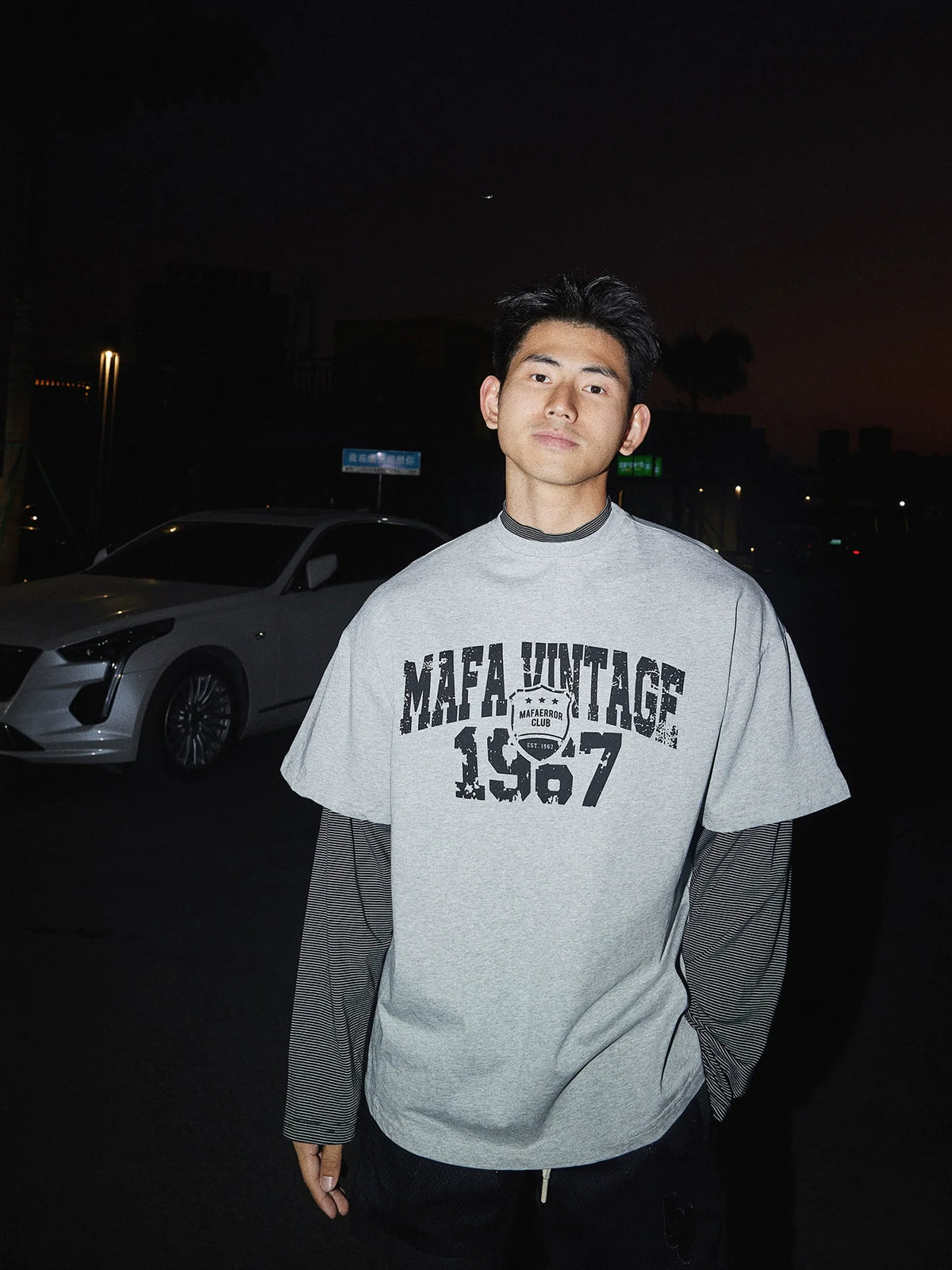 Vintage Graphic Layered Tee - Notkicks