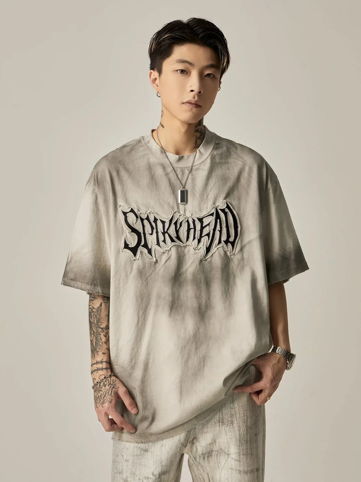 Sprayhead Grunge Graphic Oversized Tee - Notkicks