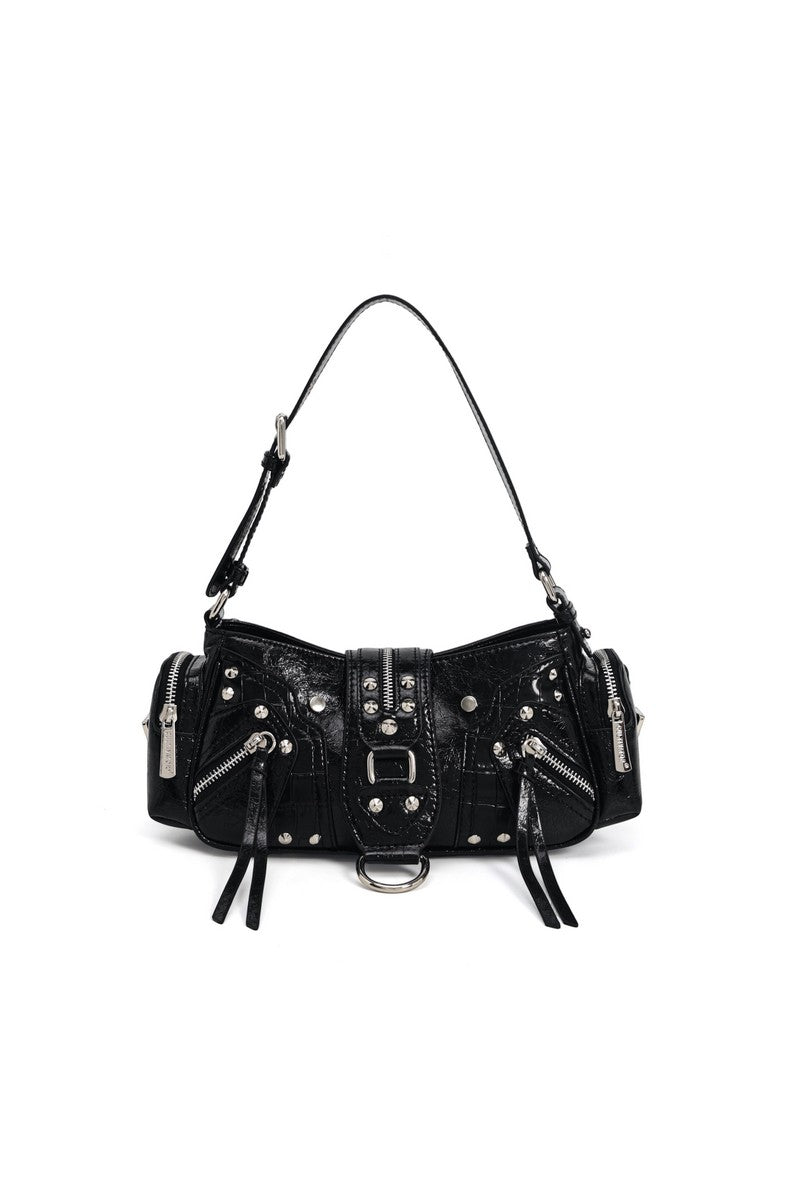 Waxed Leather Biker Bag - Notkicks