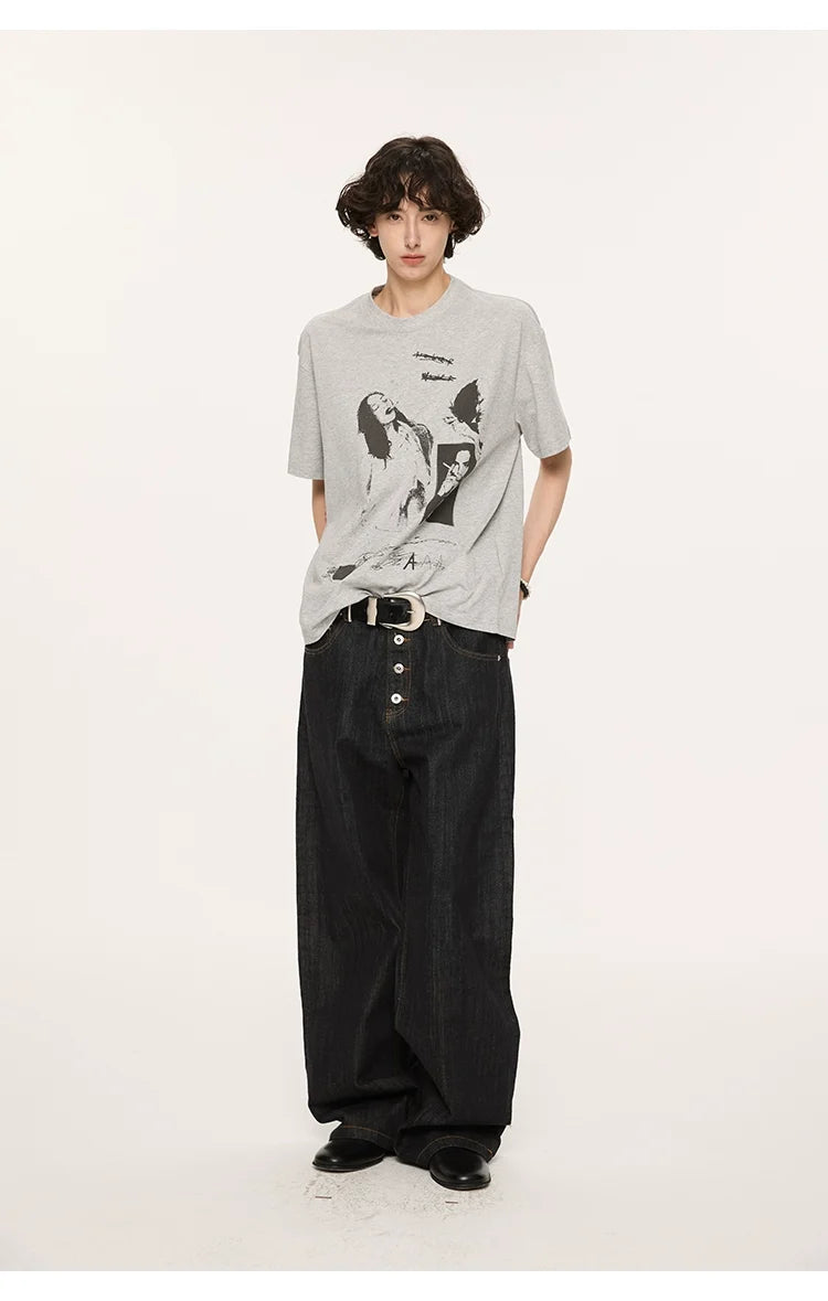 UPF 50+ Graphic Print T-Shirts - Notkicks