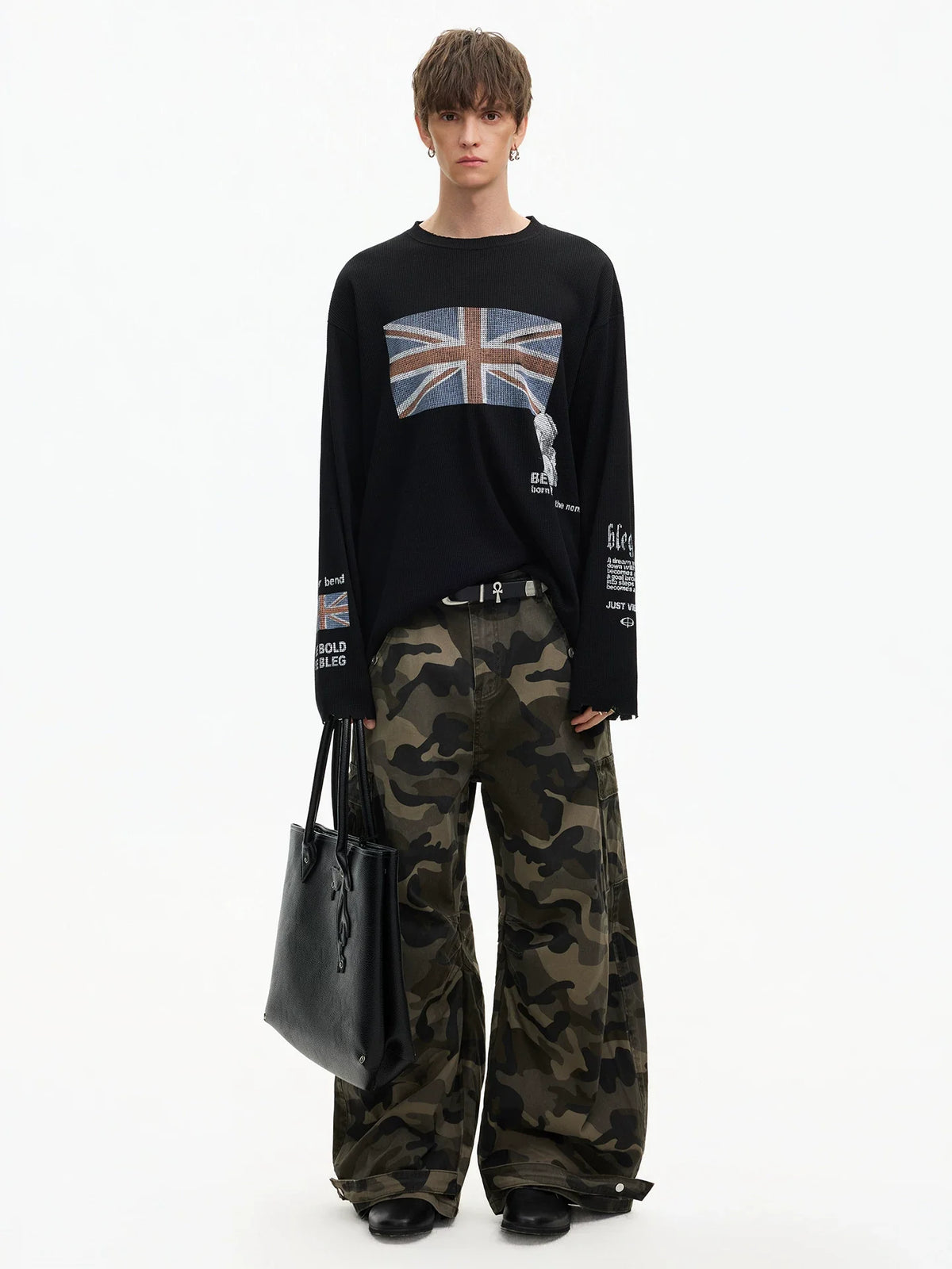 Union Wave Waffle Long-Sleeve Tee - Notkicks