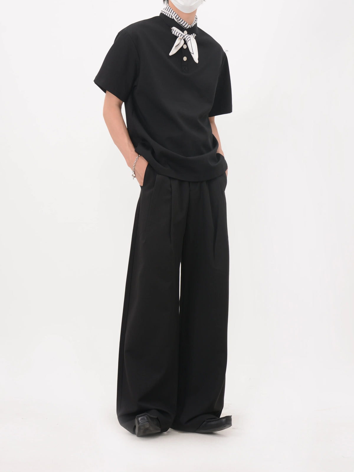 Bandana Placket Polo Tee - Notkicks