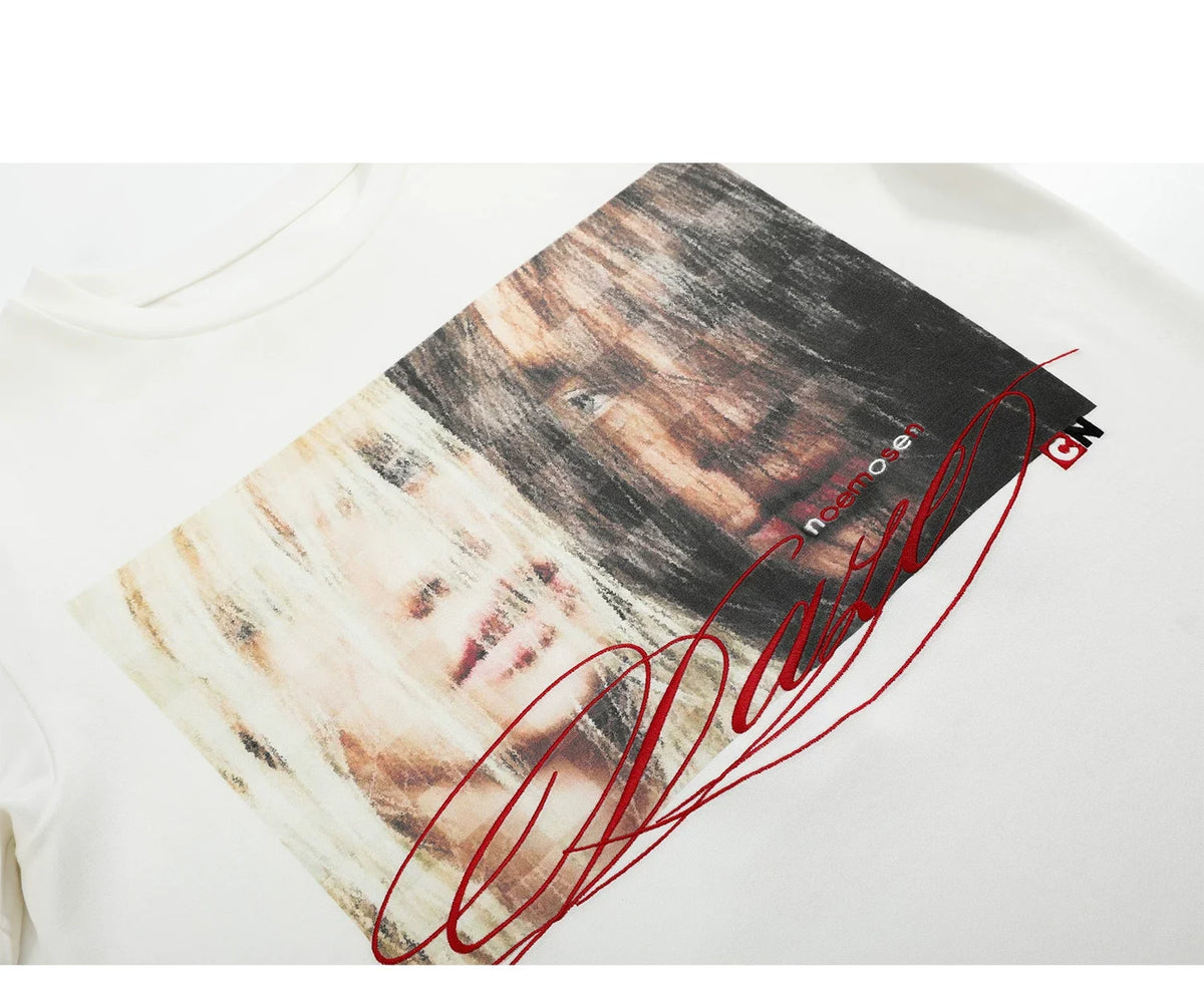 Twin Glare Portrait Graphic Tee - Notkicks