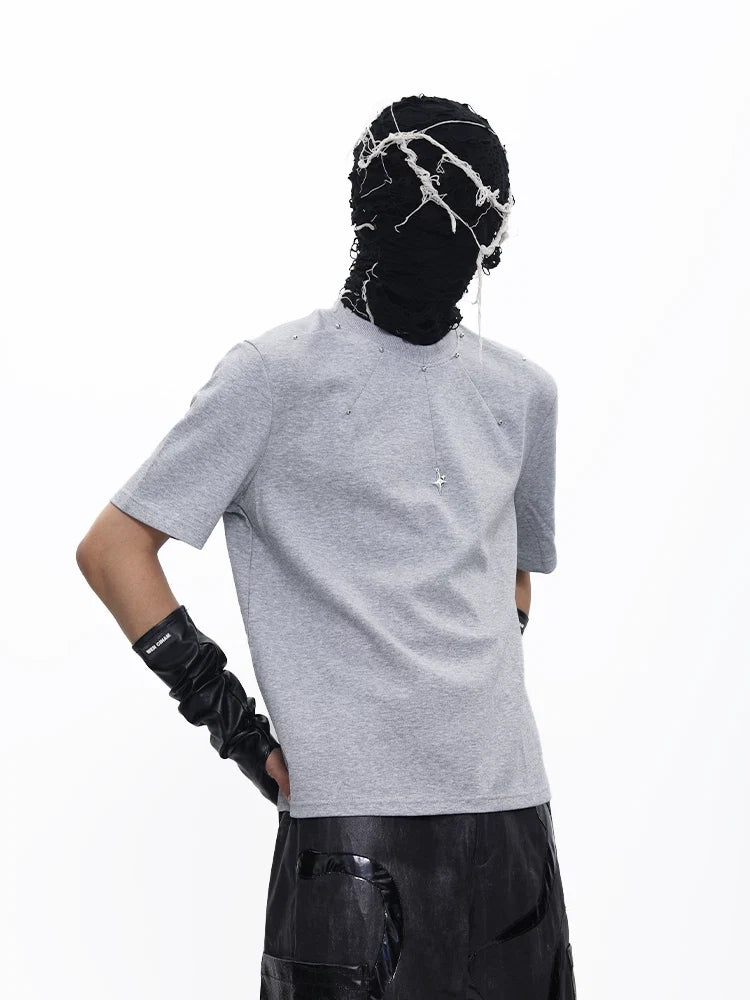 Halo Tether Studded Pendant Tee - Notkicks