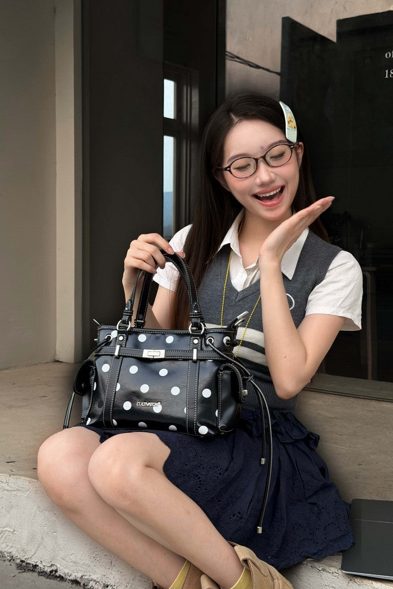 Polka Dot Basket Bag - Notkicks