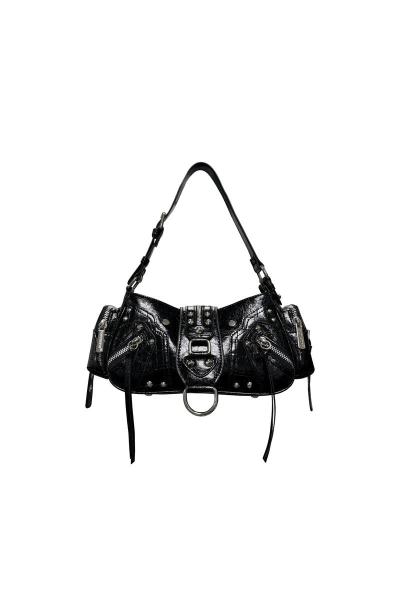 Waxed Leather Biker Bag - Notkicks