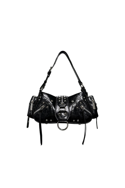 Waxed Leather Biker Bag - Notkicks