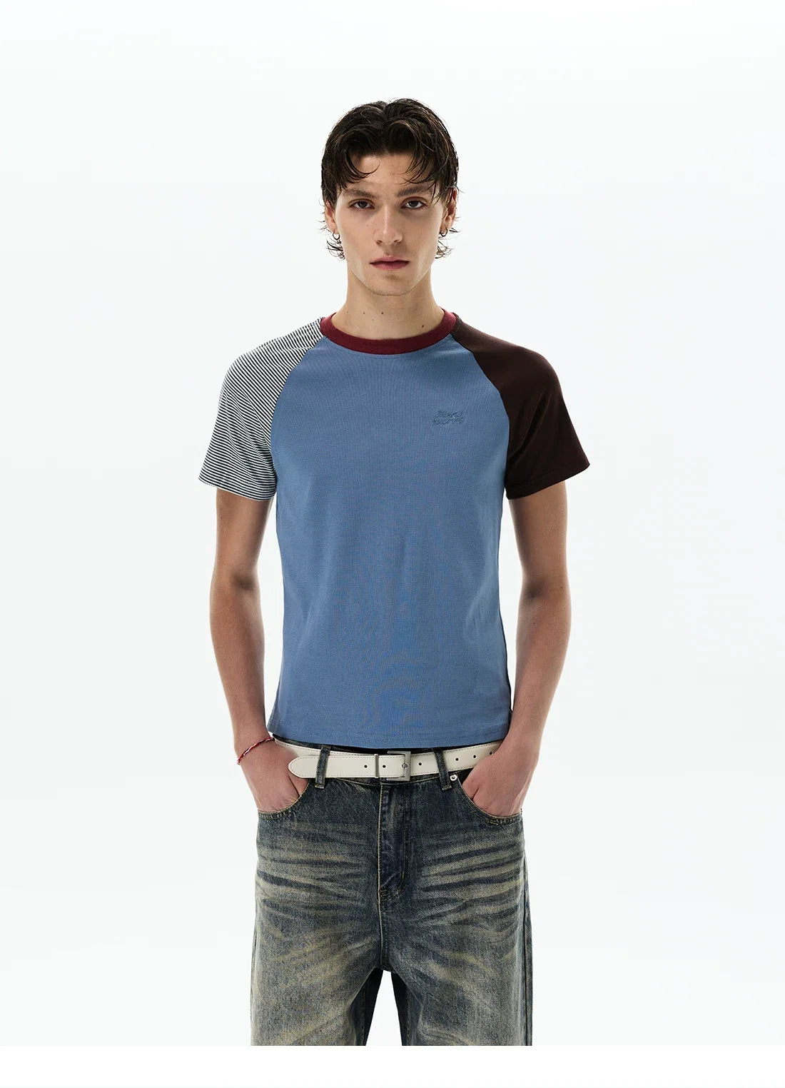 Tri-Block Raglan Tee - Notkicks