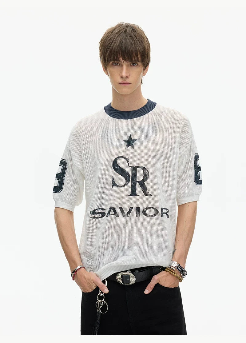 Star Savior Mesh Varsity Tee - Notkicks
