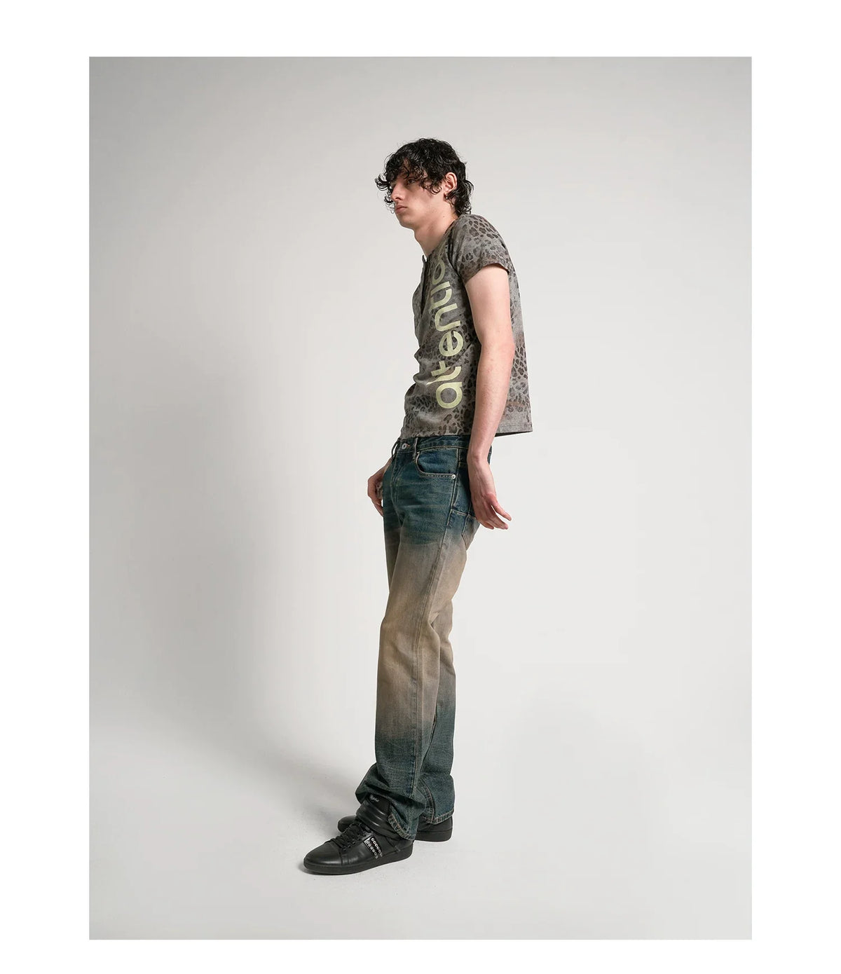 Attention Leopard Henley Tee - Notkicks