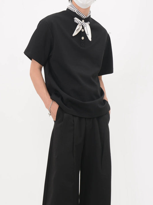 Bandana Placket Polo Tee - Notkicks