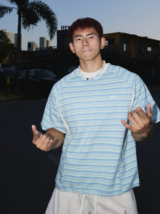 Skyline Ripple Stripe Tee - Notkicks