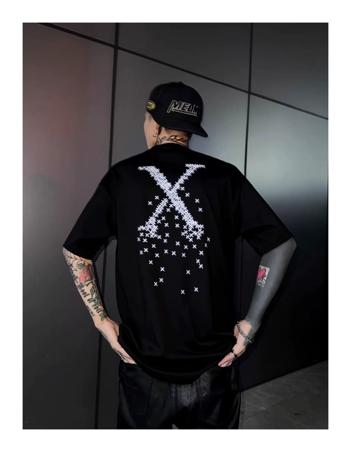 Crossfade Pixel‑X Graphic Tee - Notkicks