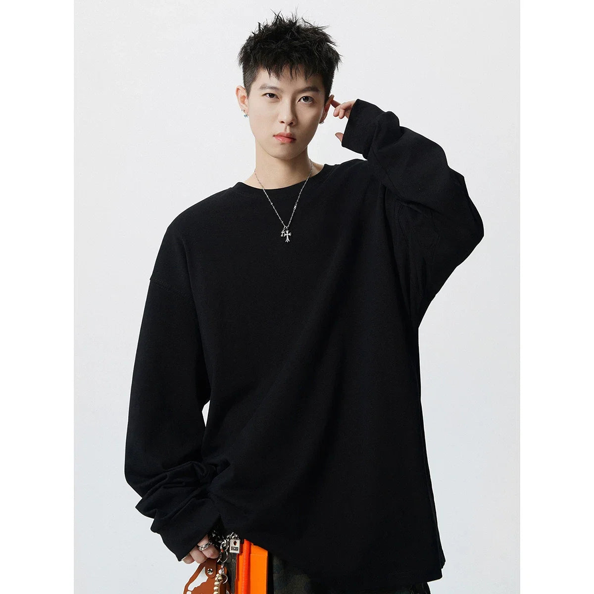 Cloudline Oversized Long-Sleeve Tee - Notkicks