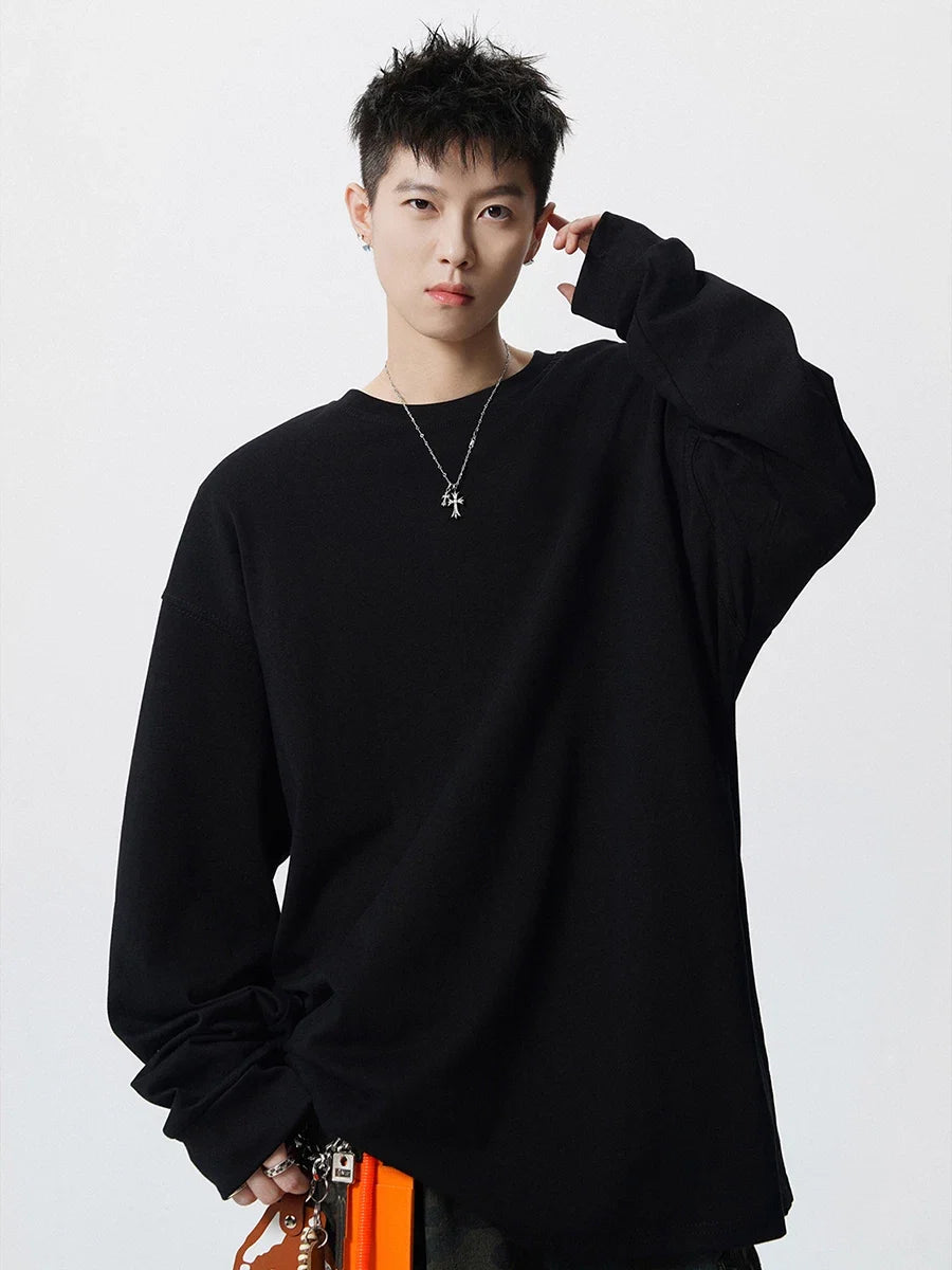 Cloudline Oversized Long-Sleeve Tee - Notkicks