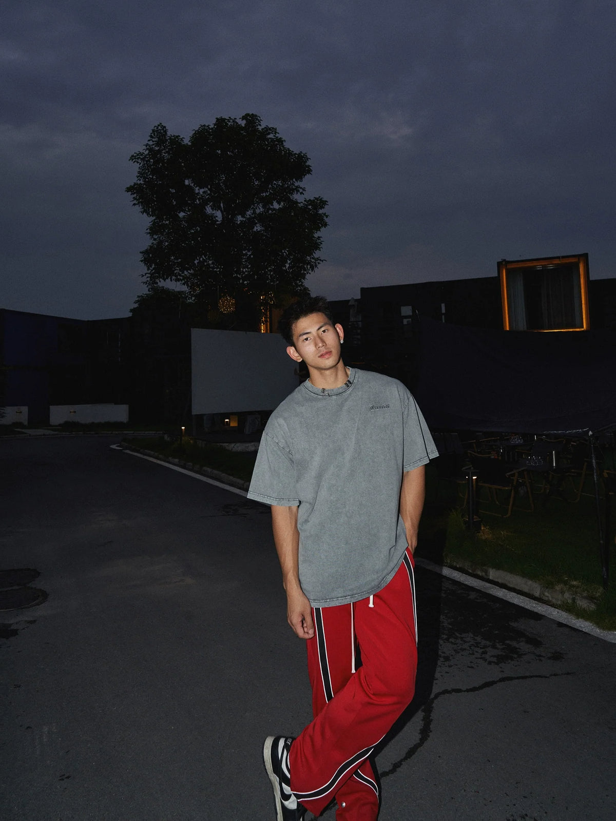 Washed Black Cotton T-Shirt - Notkicks