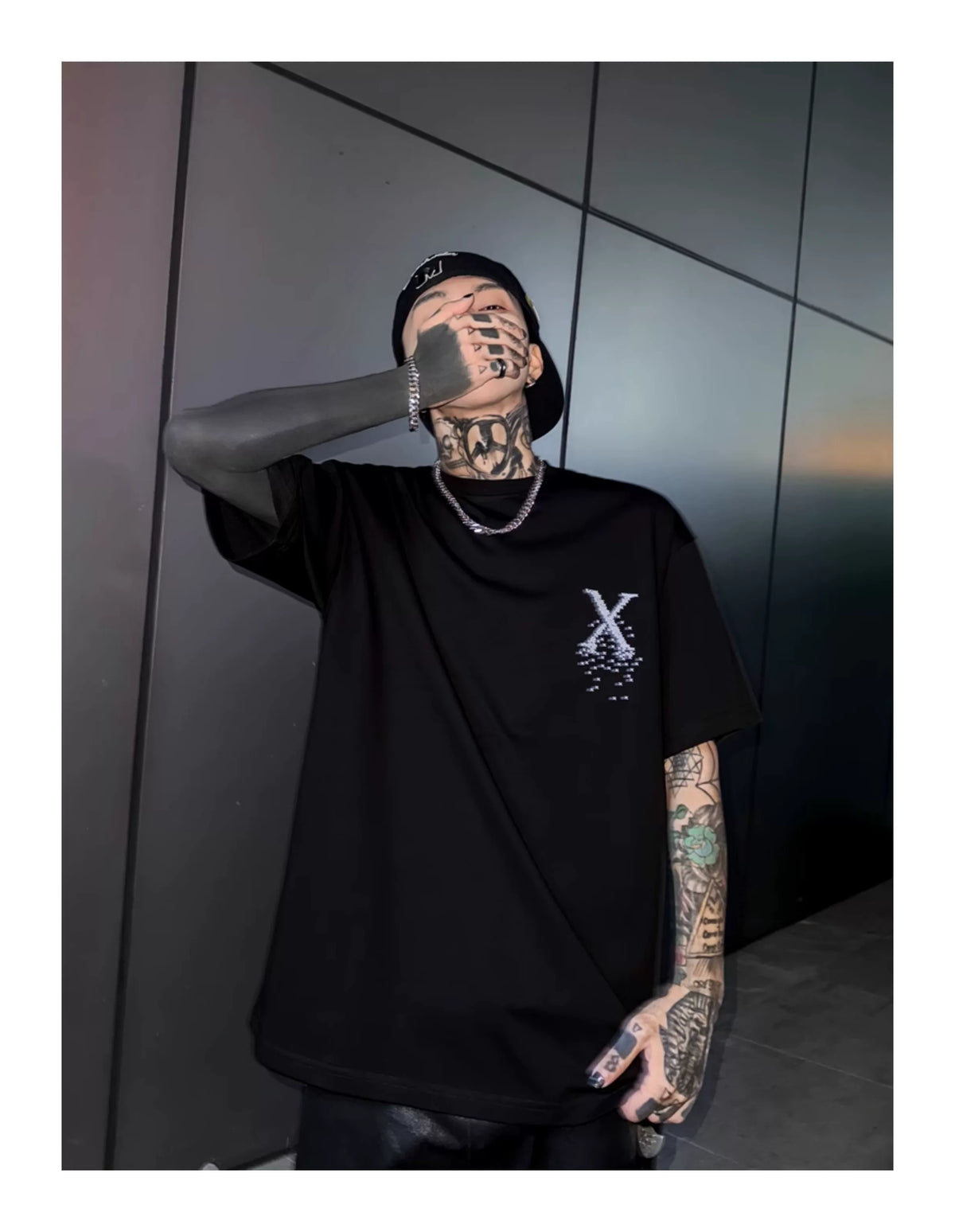 Crossfade Pixel‑X Graphic Tee - Notkicks