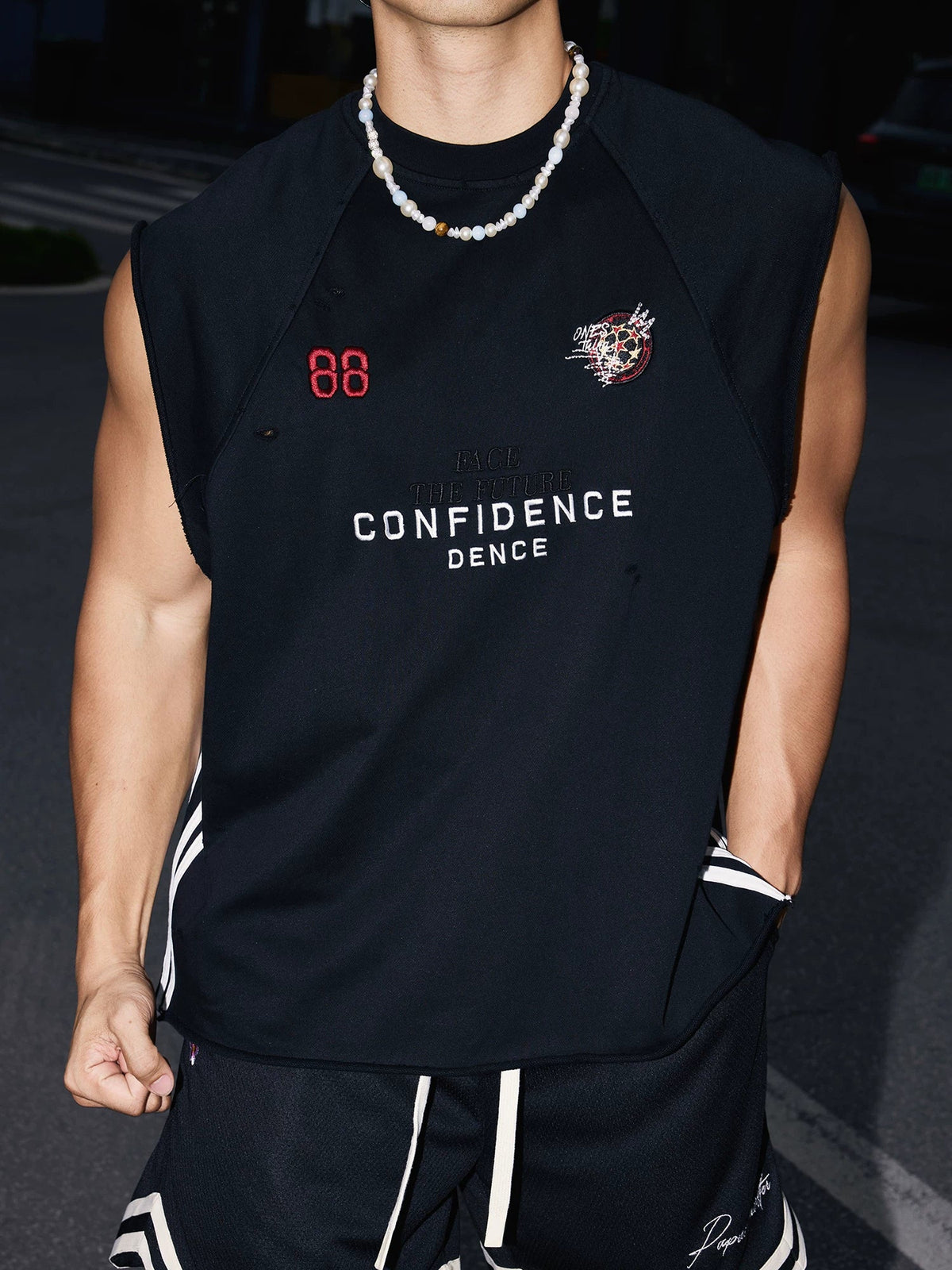 Midnight Confidence Sleeveless Training Tee - Notkicks