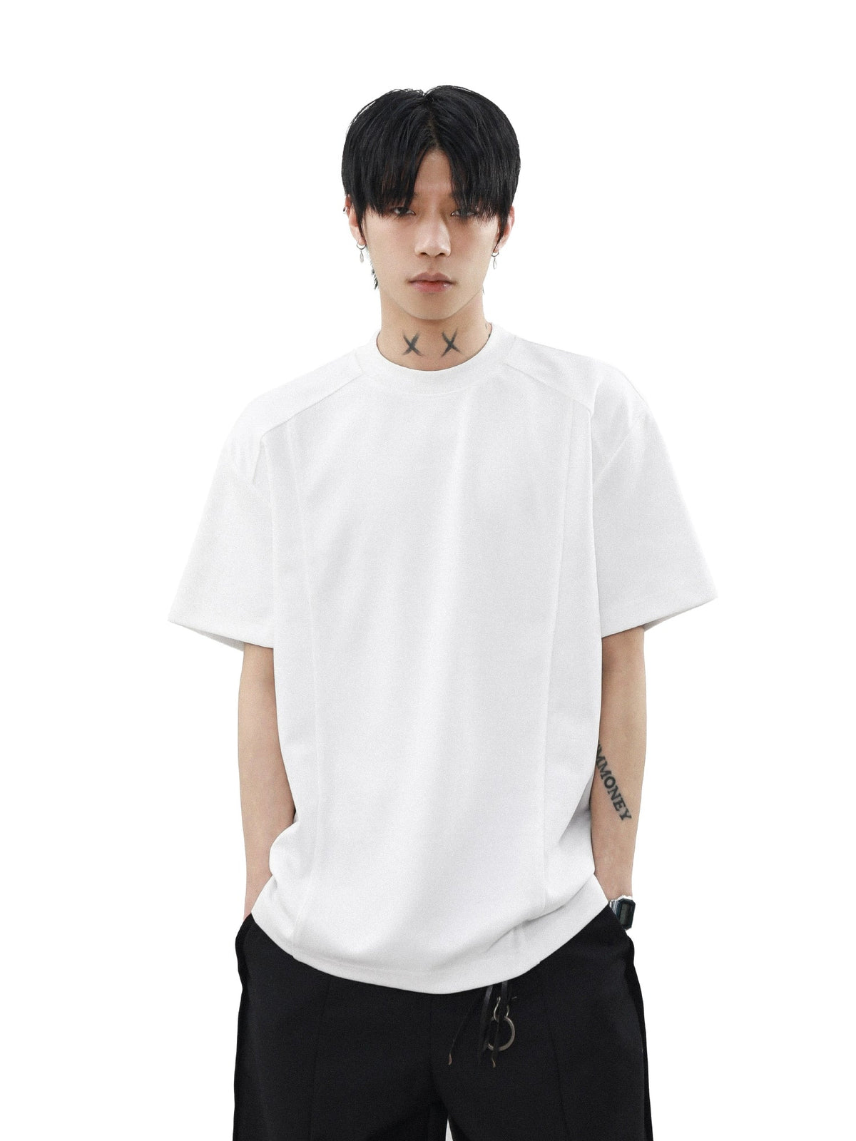 Silverline Seam Detail Relaxed Tee - Notkicks