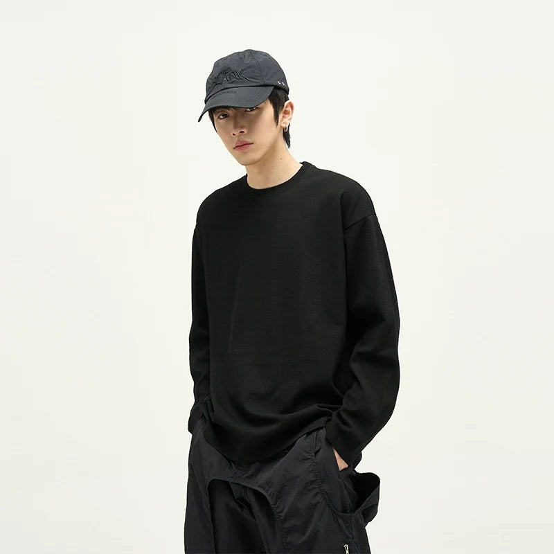 Long-Sleeve Crew Neck T-Shirt - Notkicks