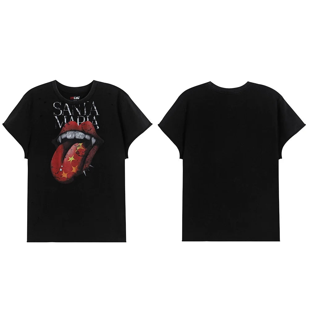 Vampire Tongue Graphic Tee - Notkicks