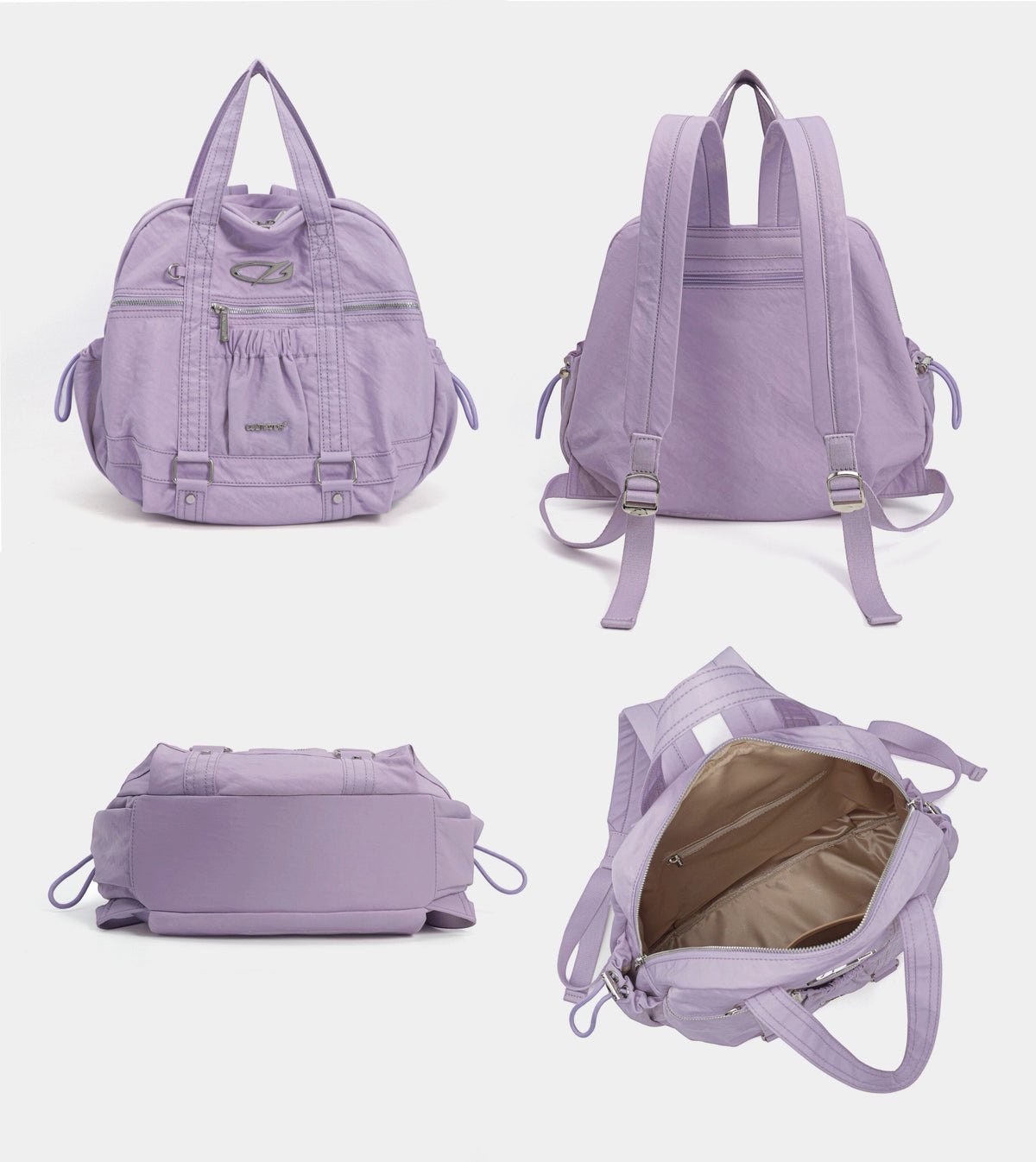 Ruched Nylon Backpack - Notkicks