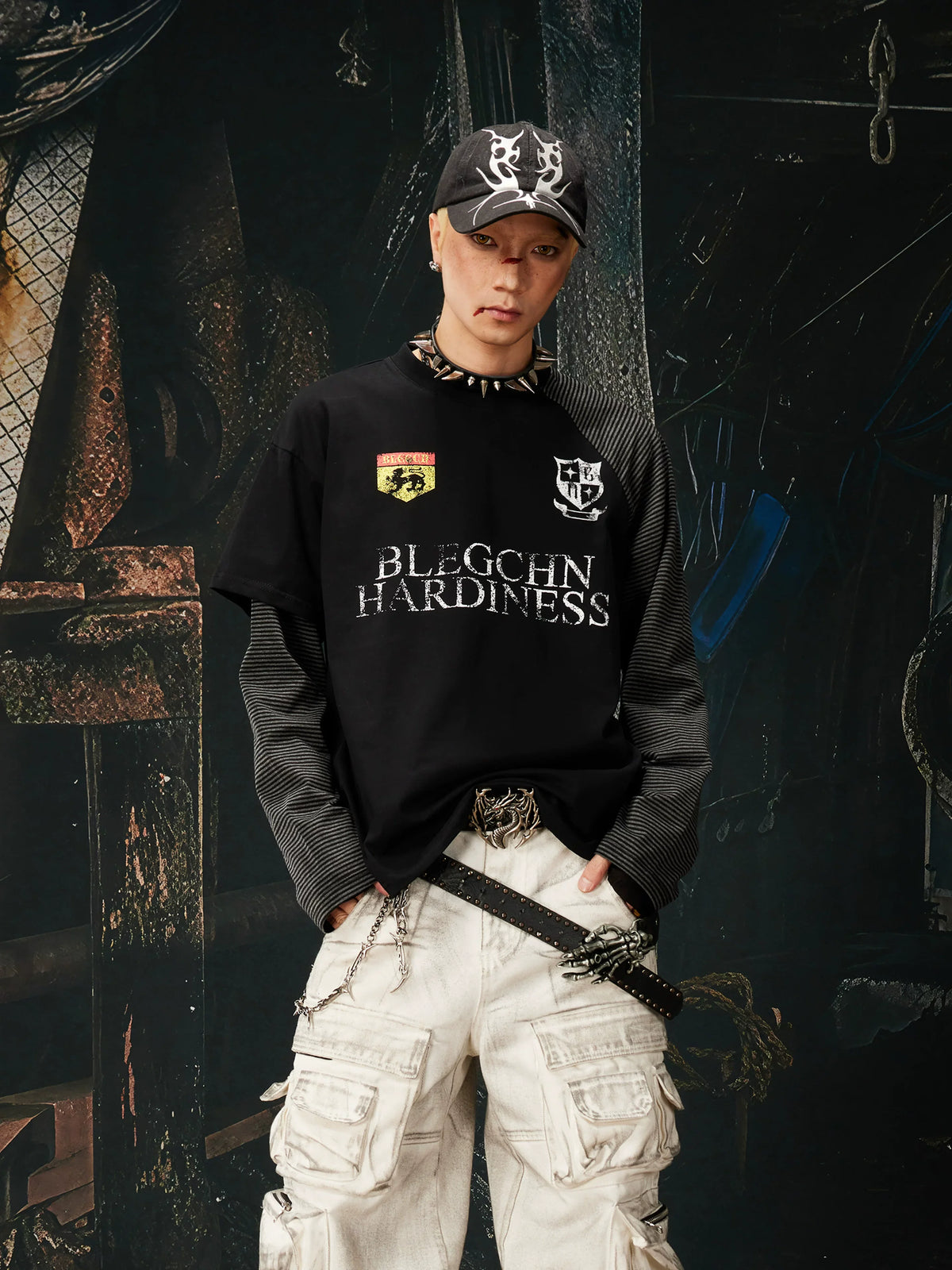 Ironcrest Varsity Striped Sleeve Longsleeve - Notkicks