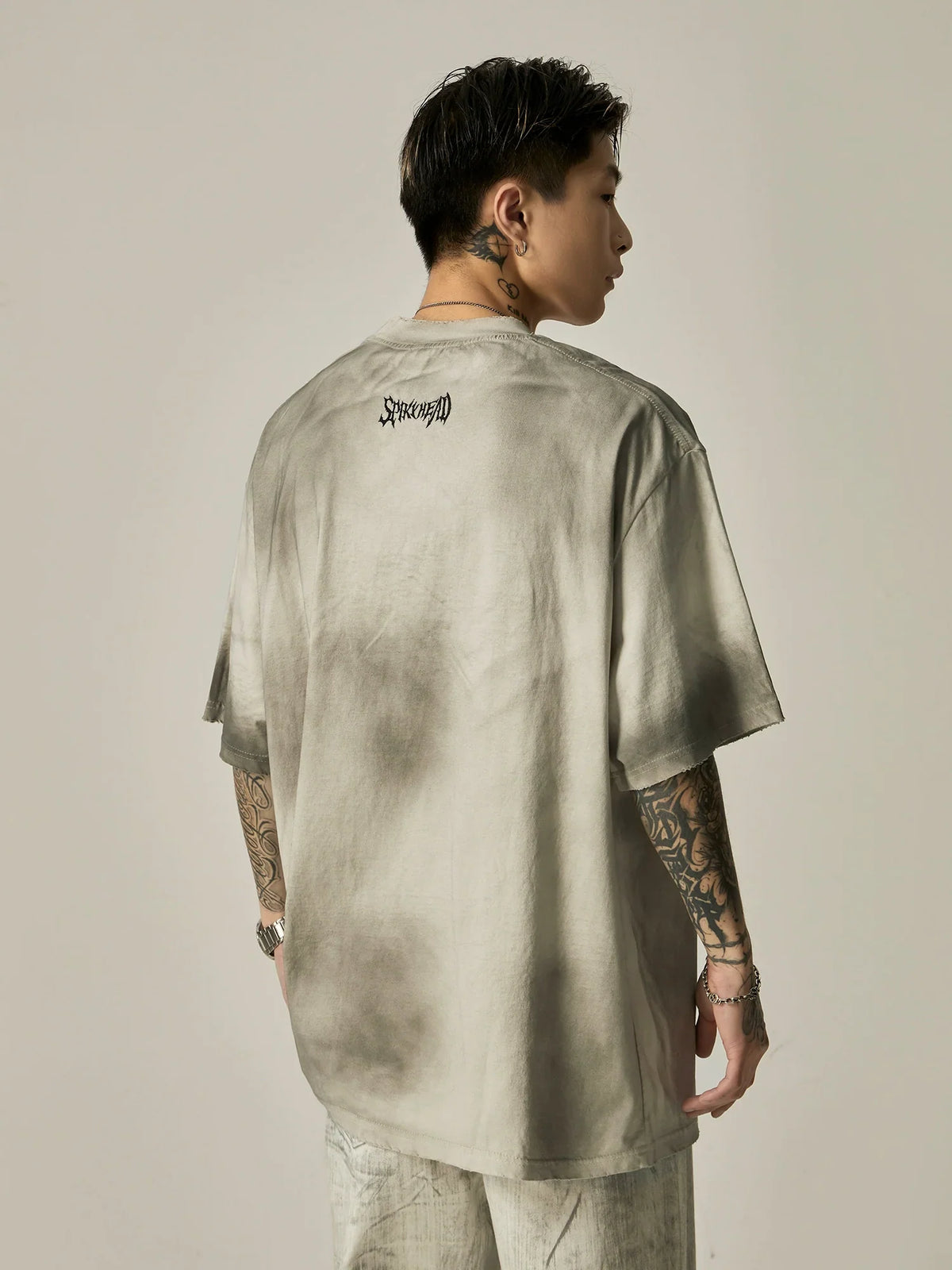 Sprayhead Grunge Graphic Oversized Tee - Notkicks