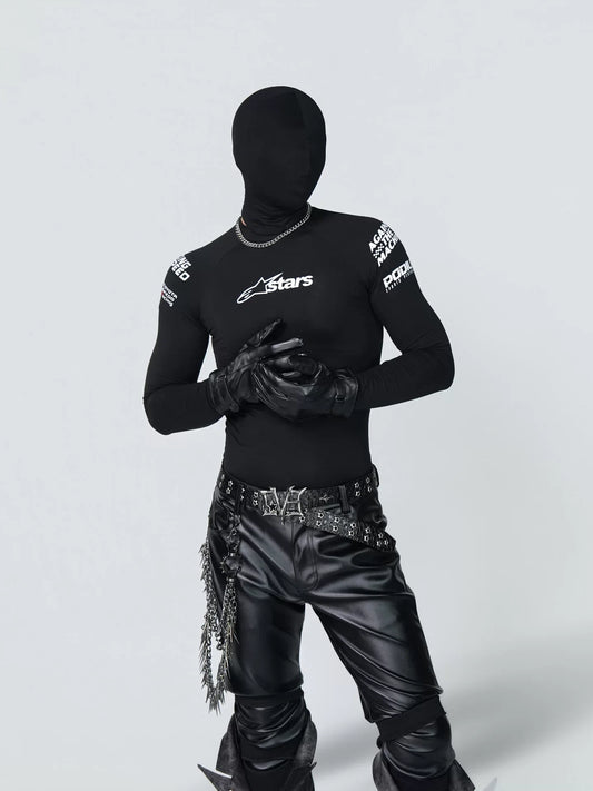 Astroline Black Apex Racing Baselayer Tee - Notkicks