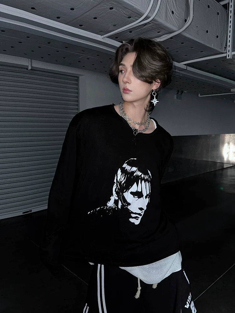 Vivid Void Portrait Longsleeve Tee - Notkicks