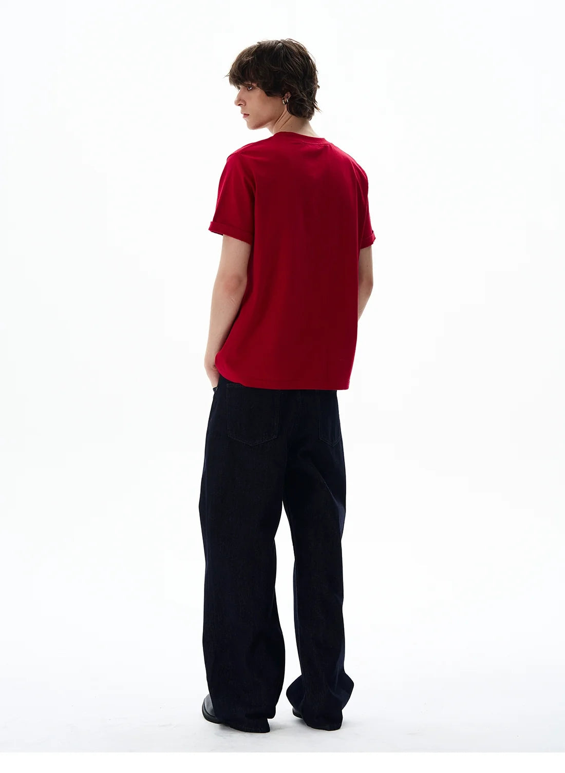 Fuzzy Script Vertical Tee - Notkicks