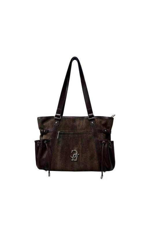 Washed Patchwork Tote Bag - Notkicks
